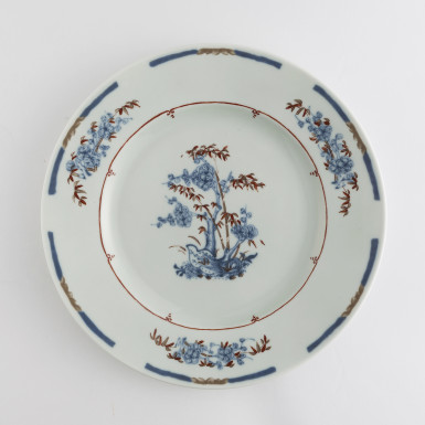 Porcelain plate designed for Nilufar Gallery
