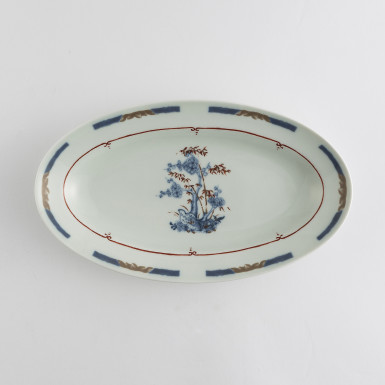 Porcelain plate designed for Nilufar Gallery